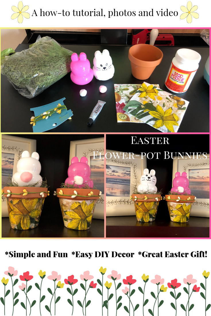 Bunny Flowerpots: A simple DIY decoration for Easter – My Florida Life